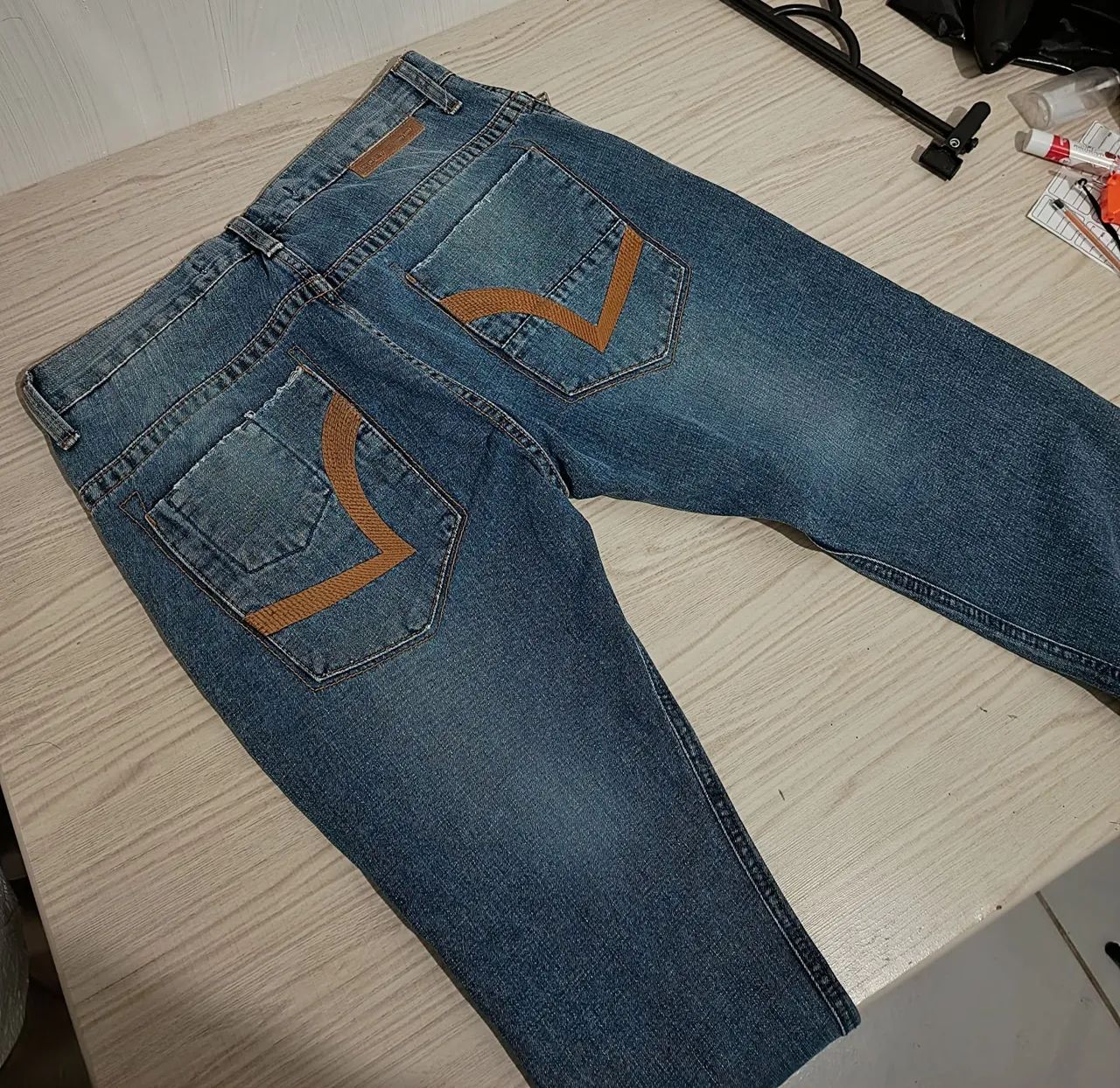 Calça jeans masculina operarock original Tam 40 - Foto 2