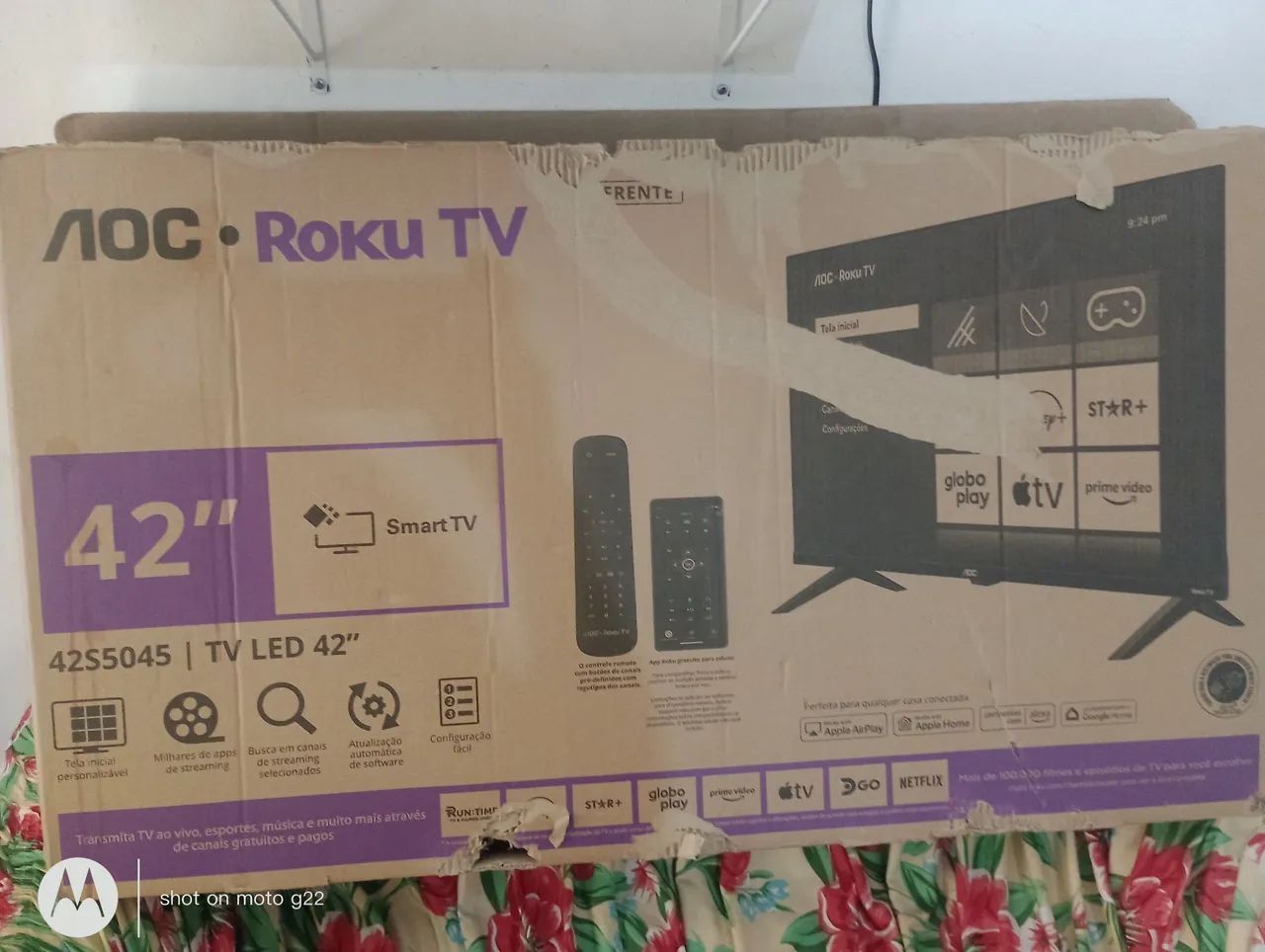 Vendo TV 42 AOC Roku  - Foto 2