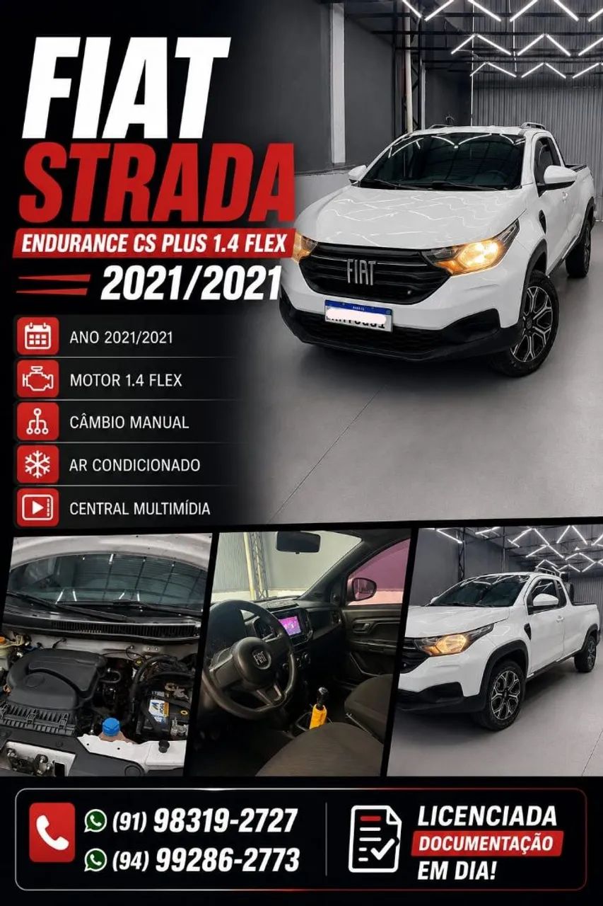 Fiat Strada Strada Endurance 1.4 Flex 8V CS Plus 2021