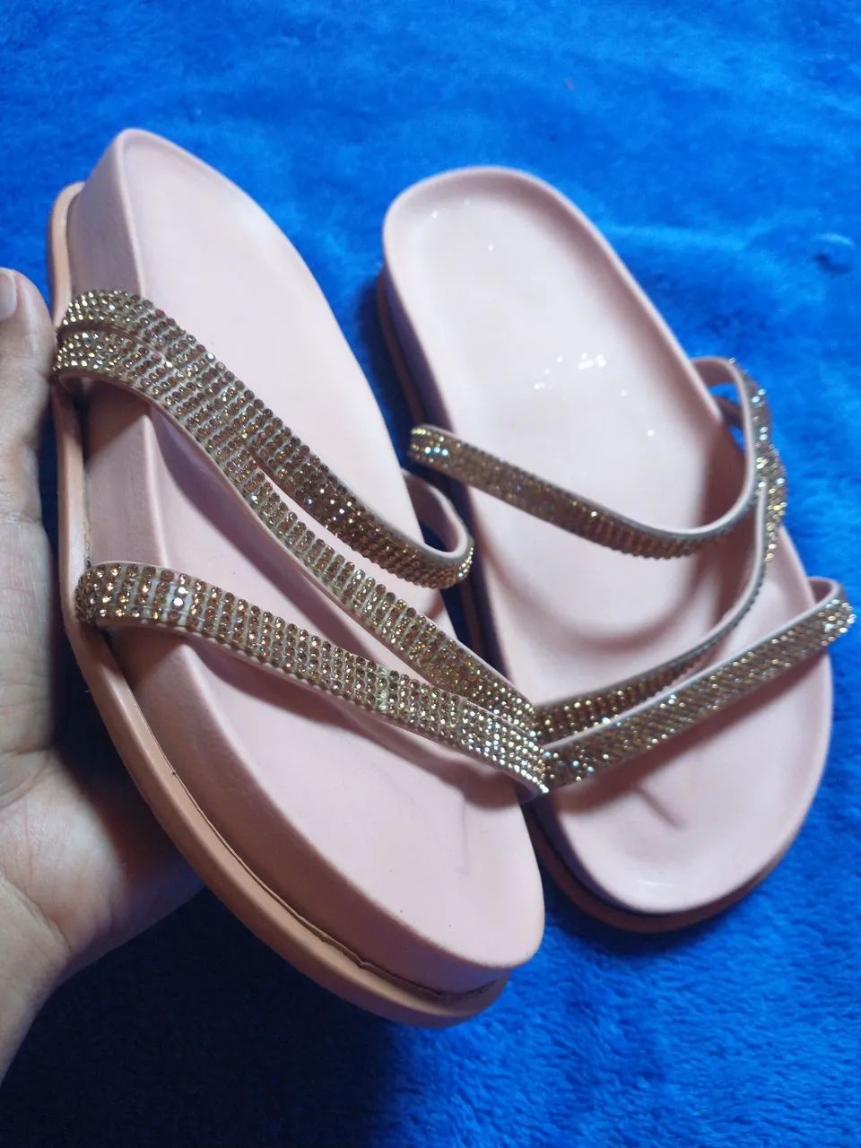 Papete Flatform Com Strass - 33/34 - Foto 2