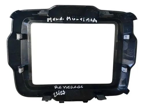 Moldura Multimidia Jeep Renegade 2022 A 2025 Preto - Foto 4