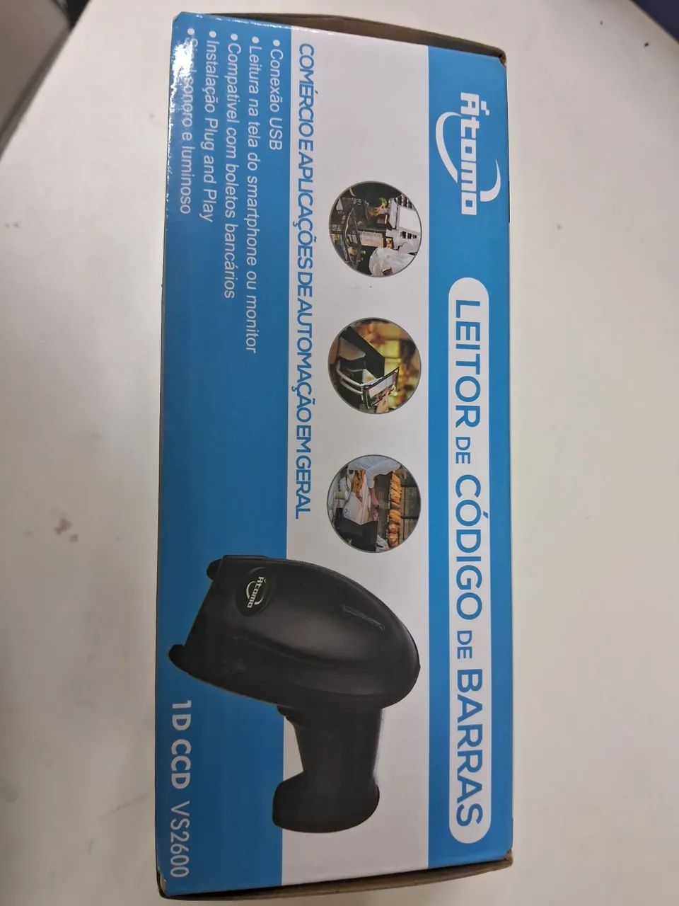 Leitor de Código de Barras Átomo VS2600 - Foto 3