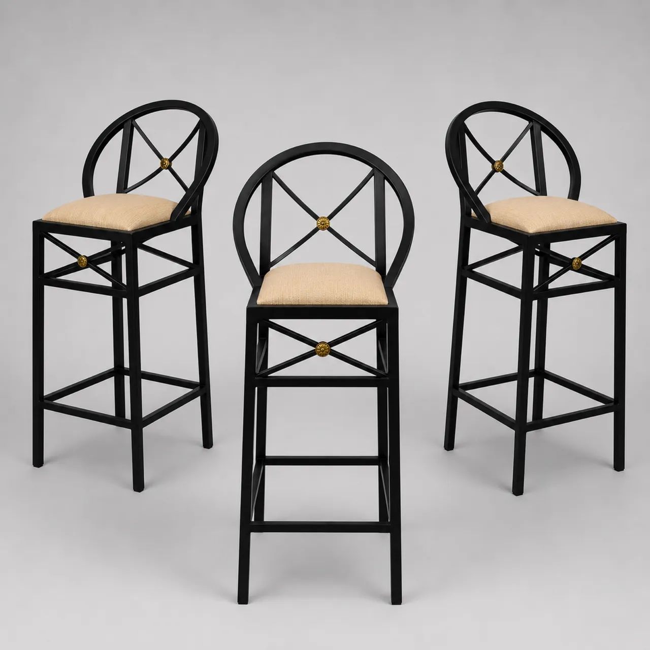 Banqueta Alta de Ferro Puro - Super Resistente e Elegante