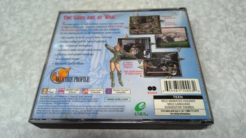 Valkyrie Profiel - PS1 - Playstation 1 - Completo - Midia preta. - Foto 2