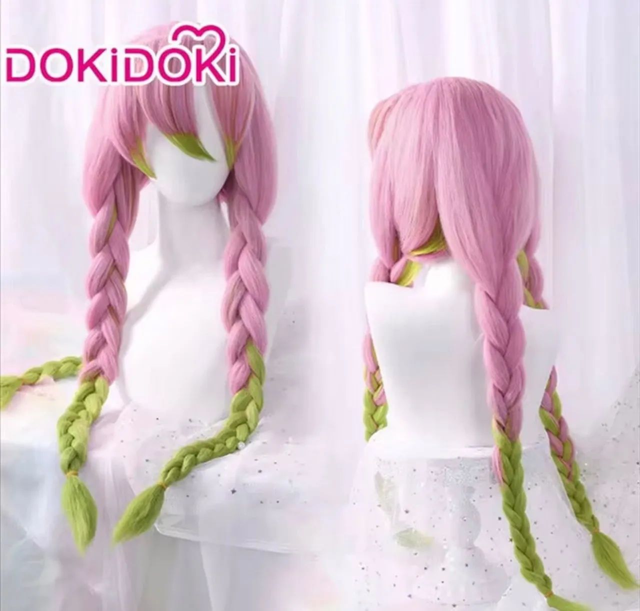 Peruca Mitsuri de Demon Slayer - Marca Dokidoki