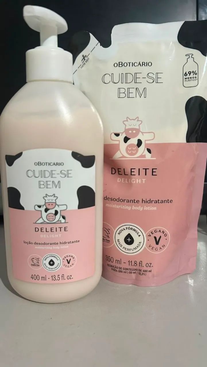 creme de pele  DE LEITE +REFil