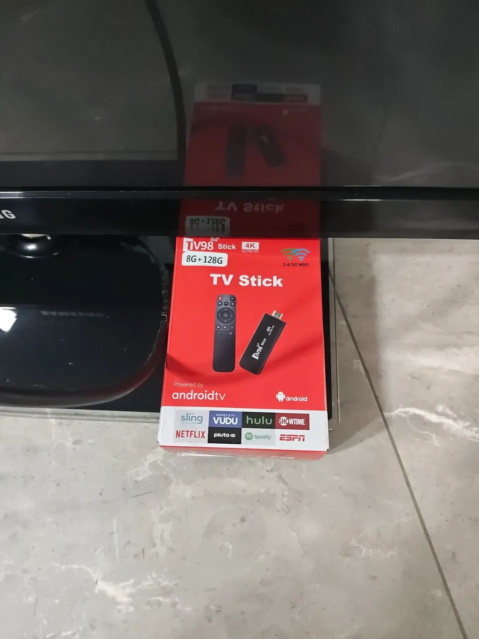 Tv Samsung 3D 43 polegadas com dois óculos Samsung mas tv stik de brinde  - Foto 3