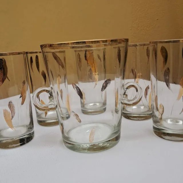 Conjunto Vintage com 5 Copos e Balde de Gelo - Anos 60 - Foto 3