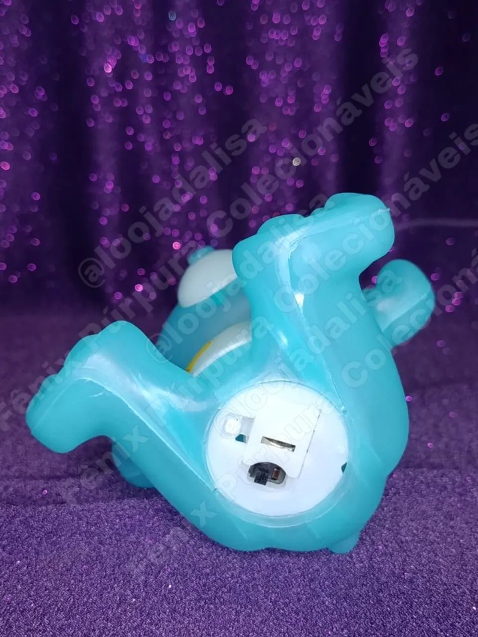 Luminária Ursinhos Carinhosos Giraffas Azul Desejos Estrela Original Lacrado - Foto 6