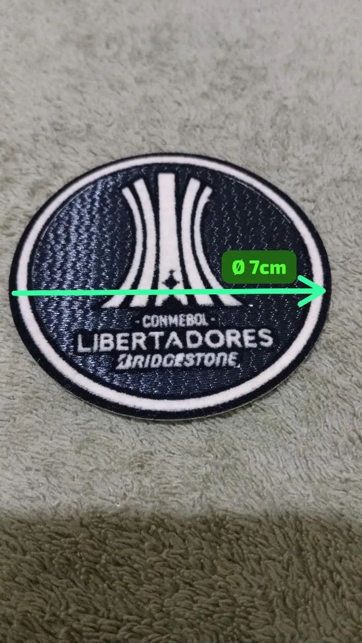 Patch Kit Santos 2017  Libertadores Original da Época Termocolante Pronta Entrega 