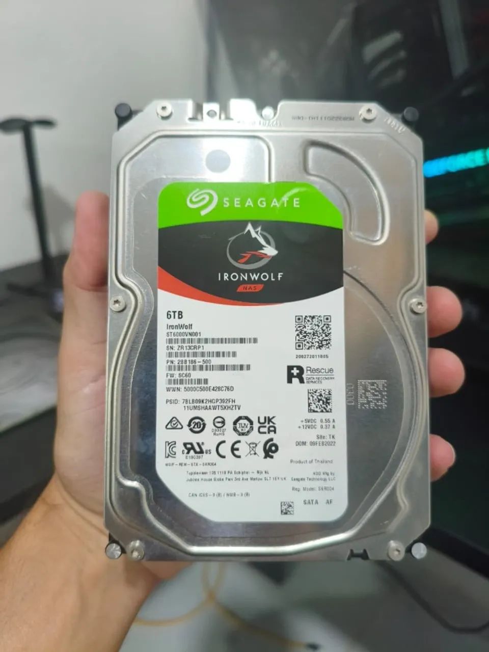 HD 6TB Ironwolf NAS 