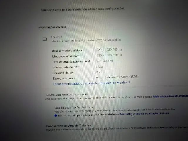 Monitor LG 24" 100hz 24MS500-B - Seminovo, Completo e Funcionando Perfeitamente - Foto 2