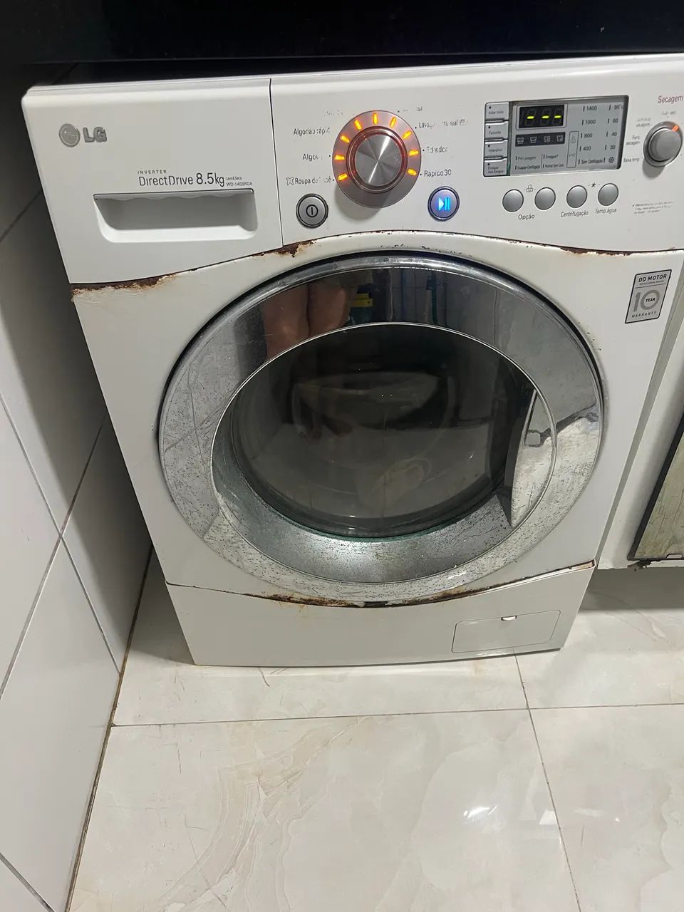 Vendo máquina de lavar com defeito  - Foto 2