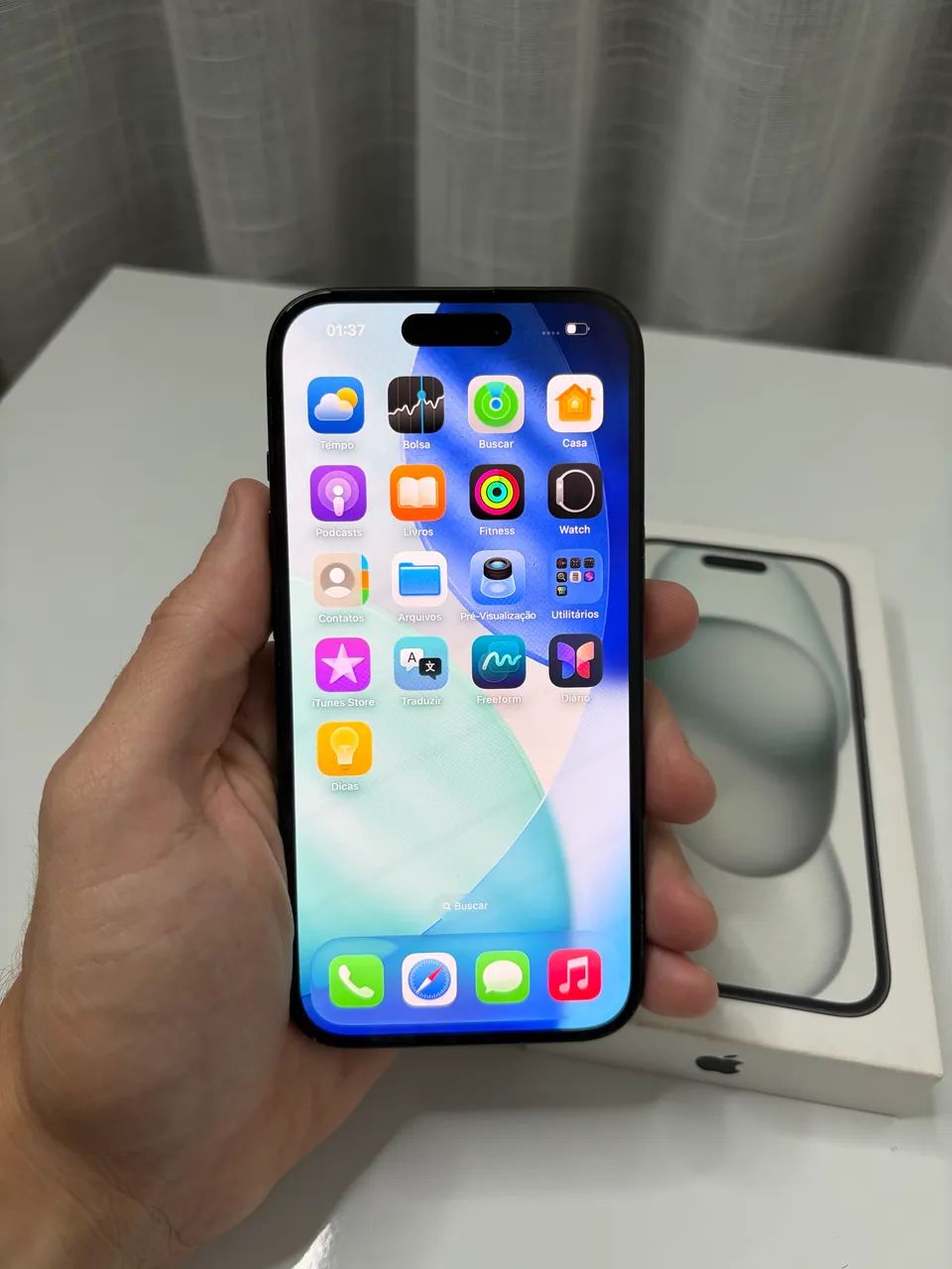 iPhone 15 256GB Preto - Seminovo - Foto 2