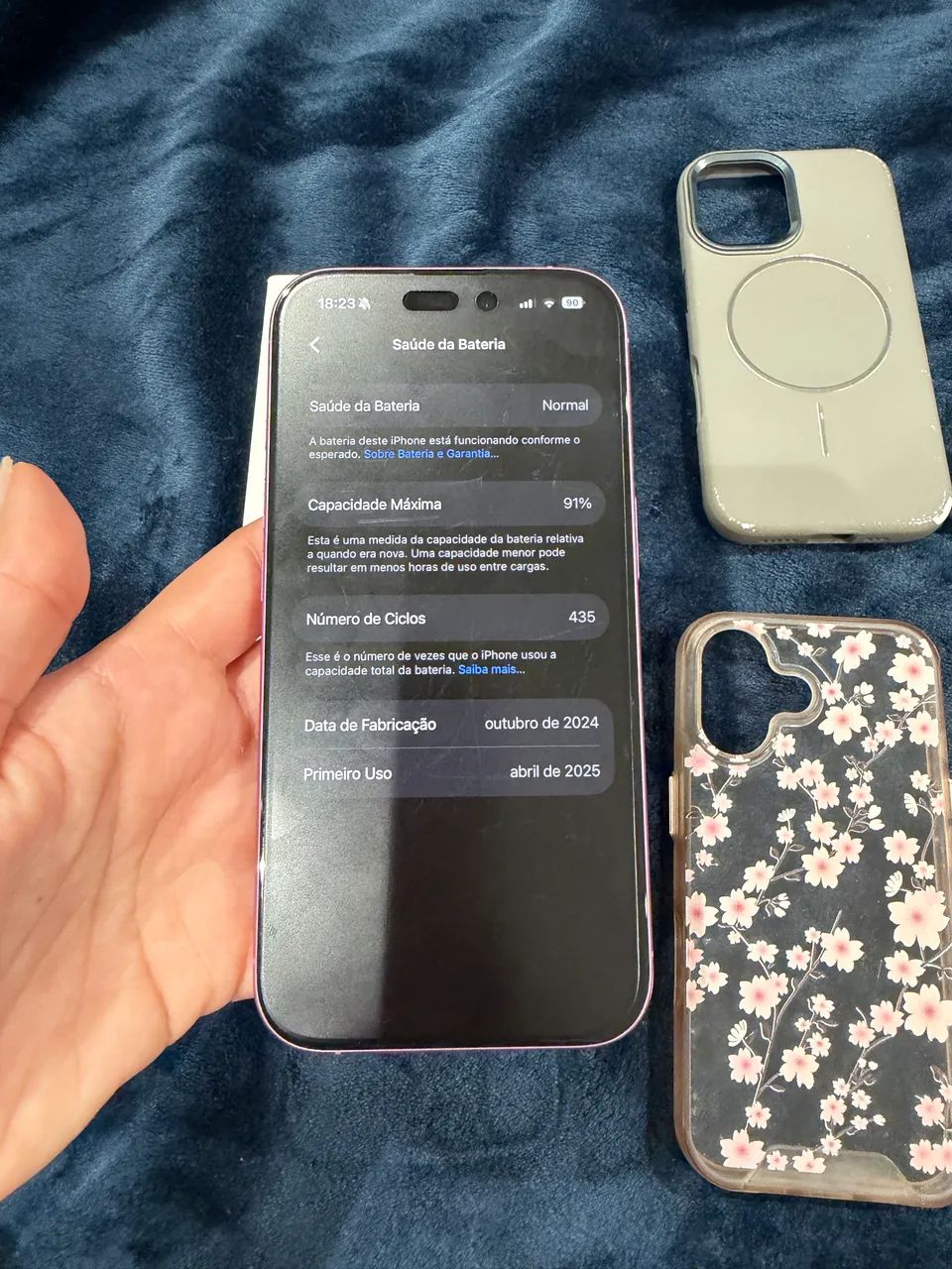 iPhone 16 128GB rosa - impecável  - Foto 4