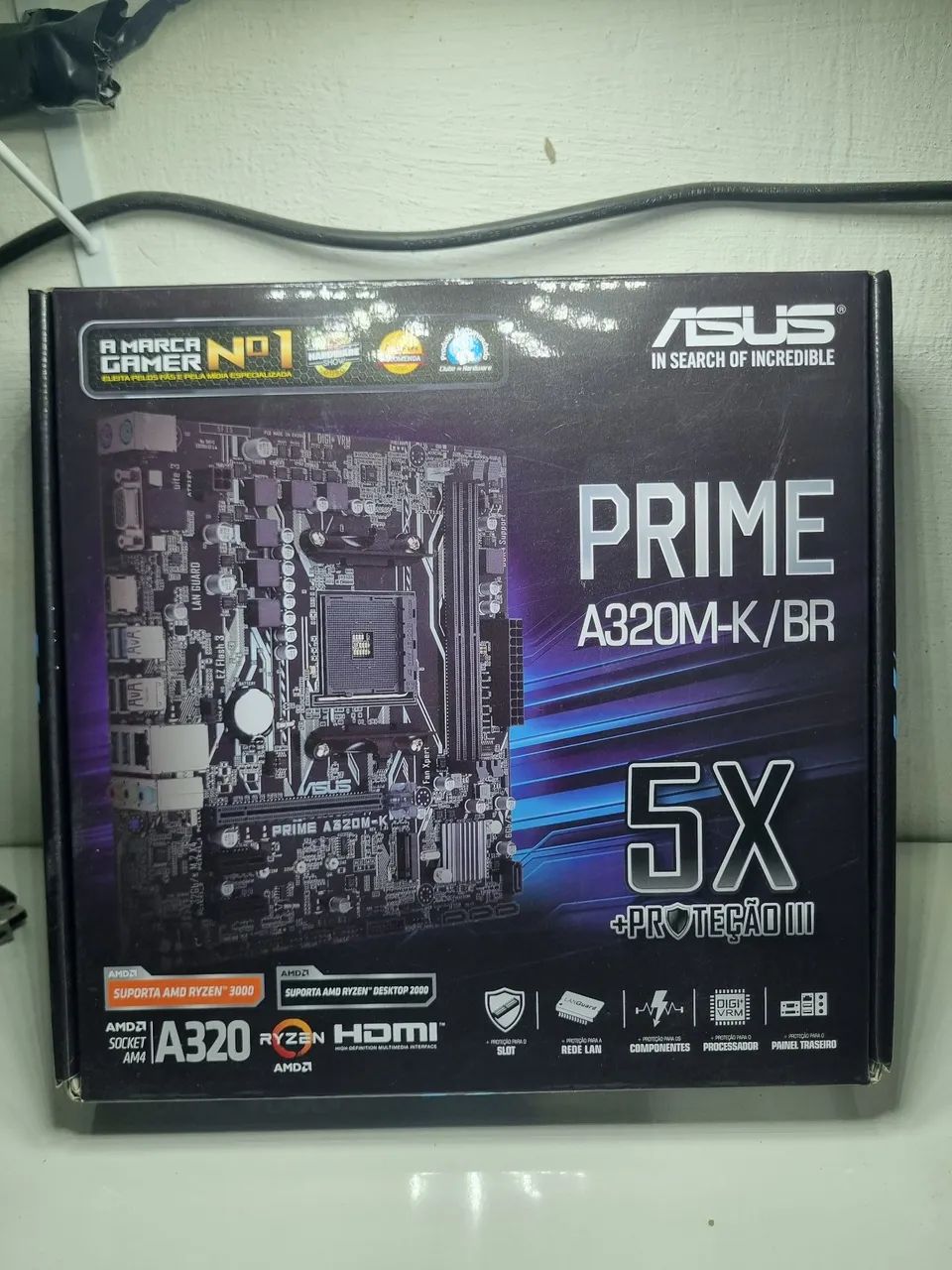 Placa mãe AM4 Asus Prime a320m-k/br