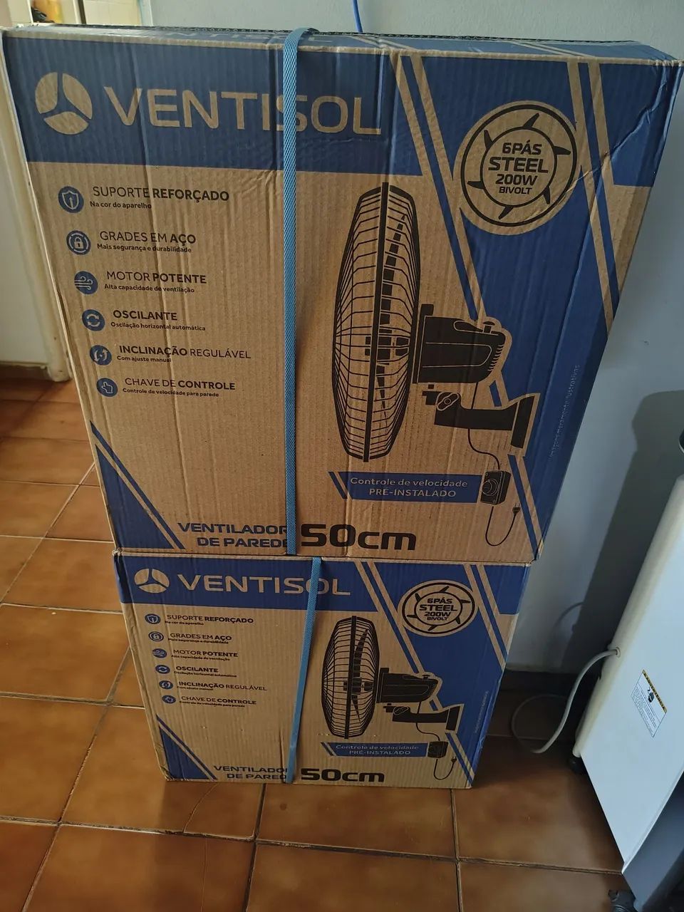 Ventilador de parede ventisol 50cm 