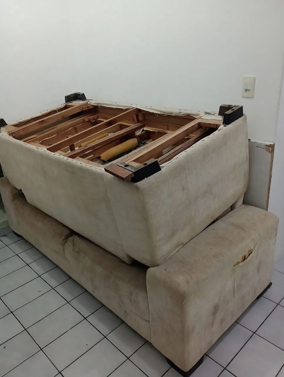 Sofá 2 e 3 lugares para reforma