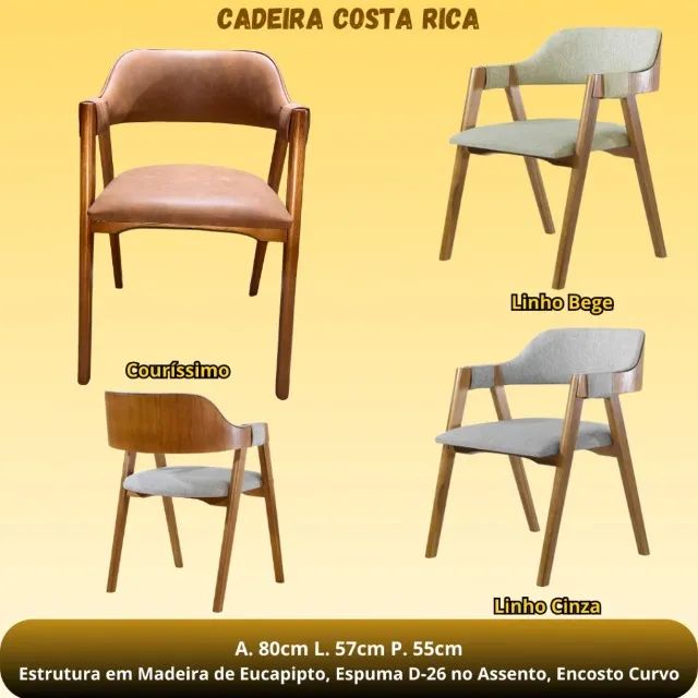 Cadeiras Avulsa (Modelo poltrona)