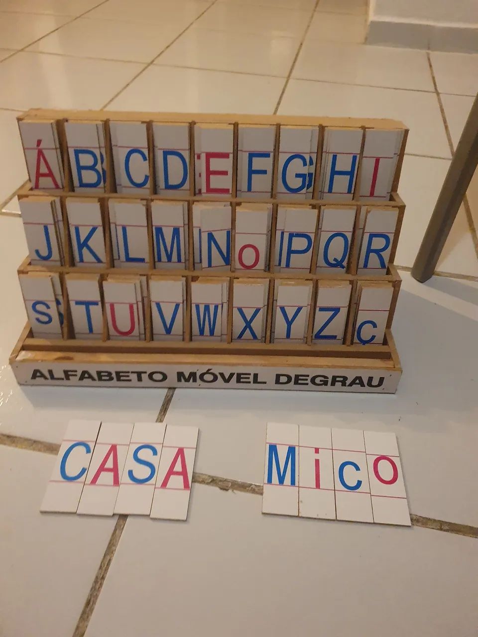 Alfabeto movel completo MDF