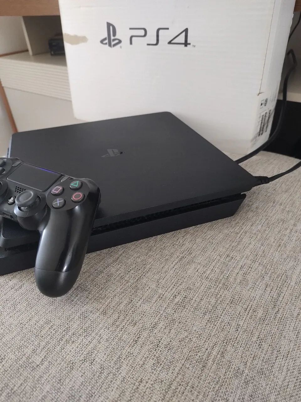 PS4 Slim + Controle Original DualShock 4 - Funcionando Perfeitamente - Foto 3