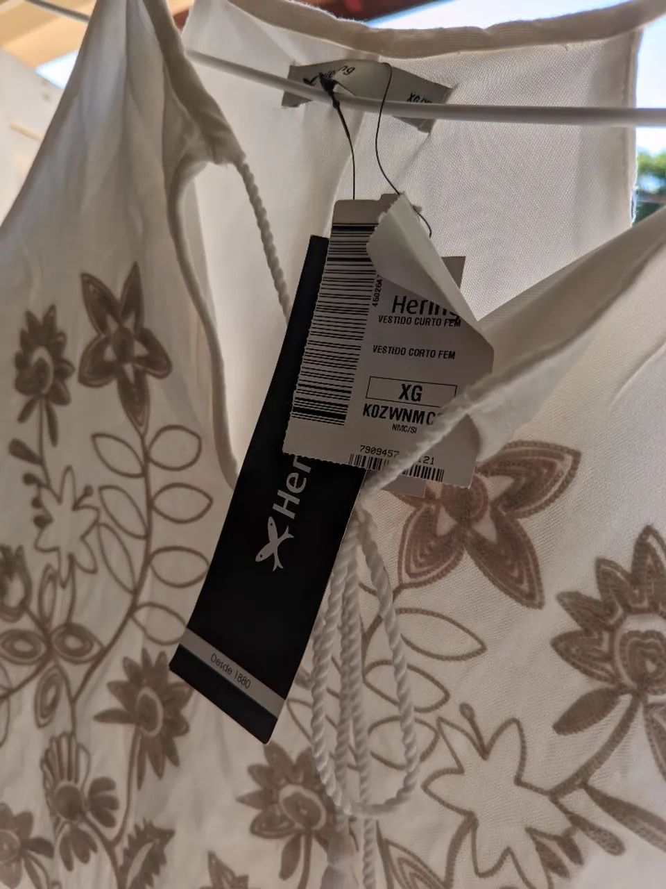 Vestido curto feminino - Hering - XG - Foto 3