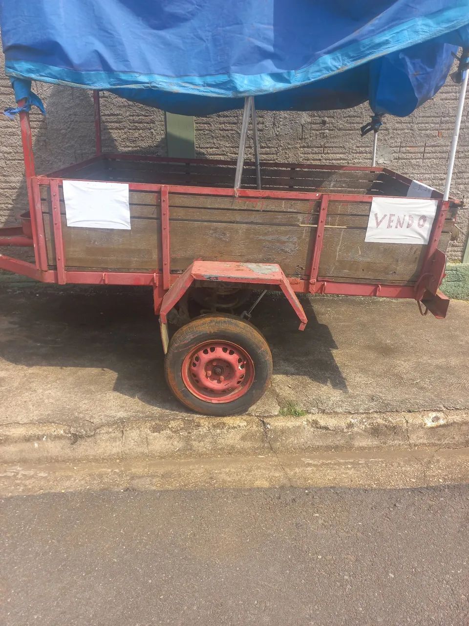 Caretinha reboque em bom estado  - Foto 2