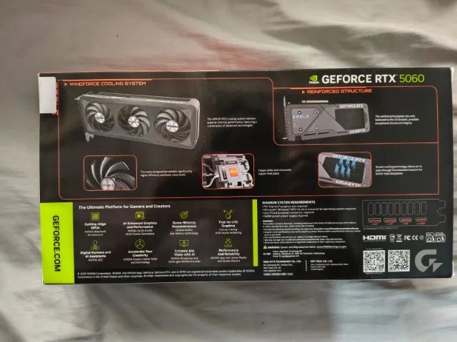 RTX 5060 Gigabyte Eagle Max OC 8GB DLSS 5 RT - Foto 3