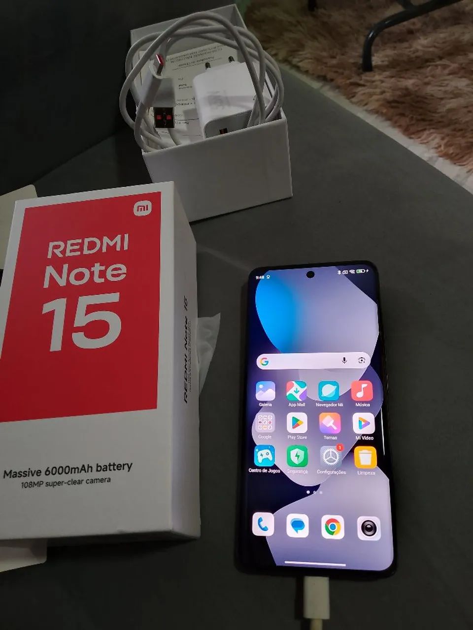 Celular novo na caixa com garantia redmi note 15 108 mp super - Foto 3