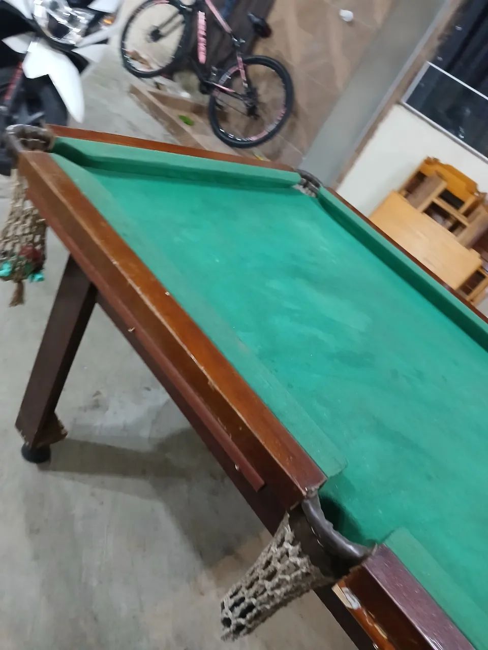 Mesa de sinuca e toto