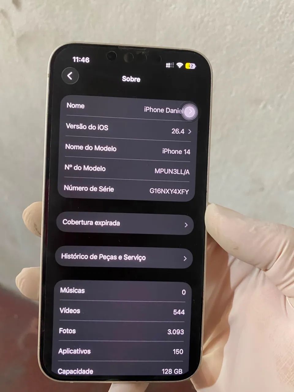 IPhone 14 Branco 128GB  - Foto 3