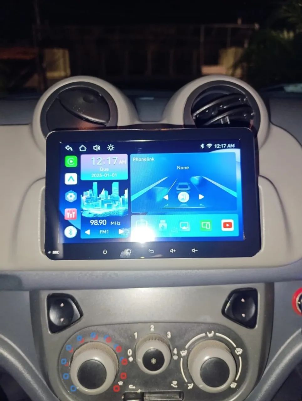 Promoção Multimidia 1 Din 7 Polegadas Slim Carplay Android Auto + camera de Re Usb Espelha - Foto 3