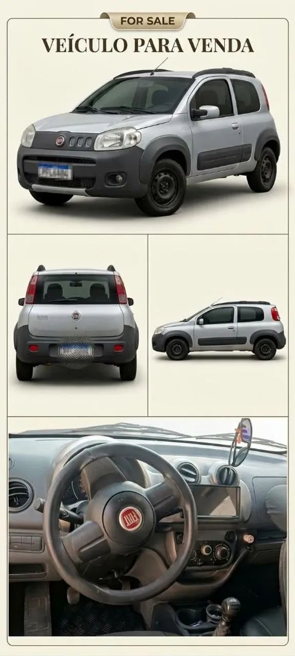 Fiat Uno Uno Mille WAY ECONOMY 1.0 F.Flex 2p 2012