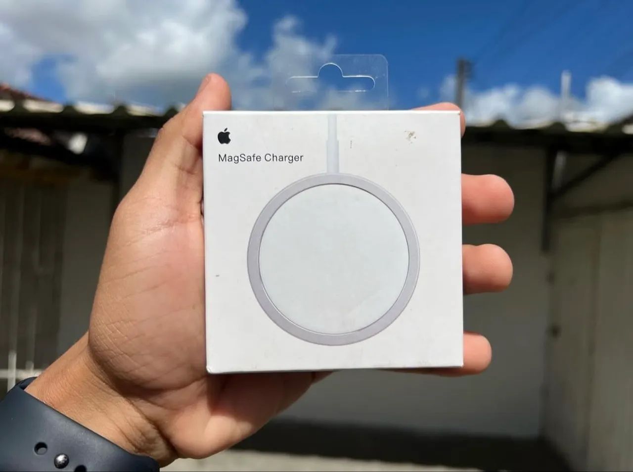 Carregador Magnético com Fio para MagSafe Rápido e Prático