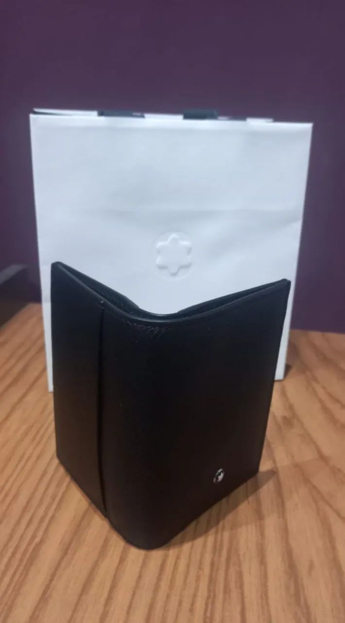 Carteira Montblanc Sartorial Mini 4cc  - Foto 2