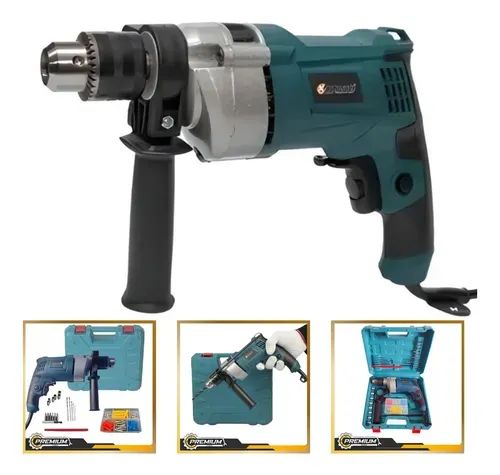 Furadeira De Impacto Cabeça De Ferro 1000W 110V Excelente