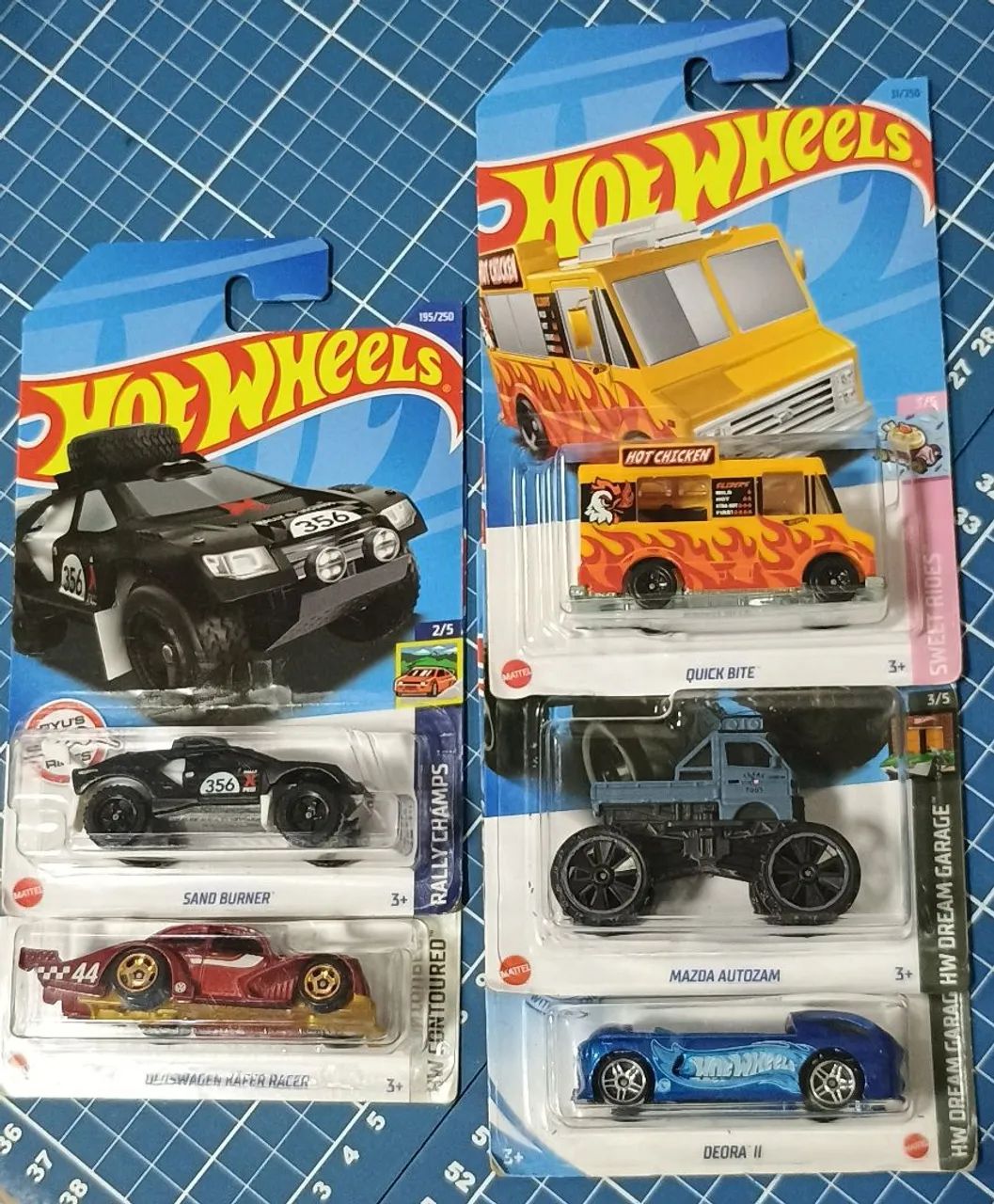 Hotwheels (kit com 5 unidades)