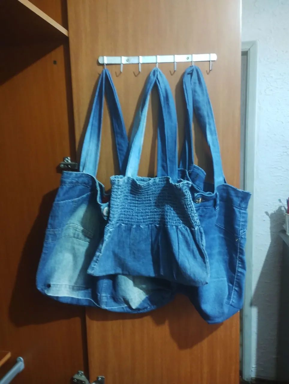 Desapego de Bolsas Jeans Ecológicas - Estilo e Alta Durabilidade! - Foto 2