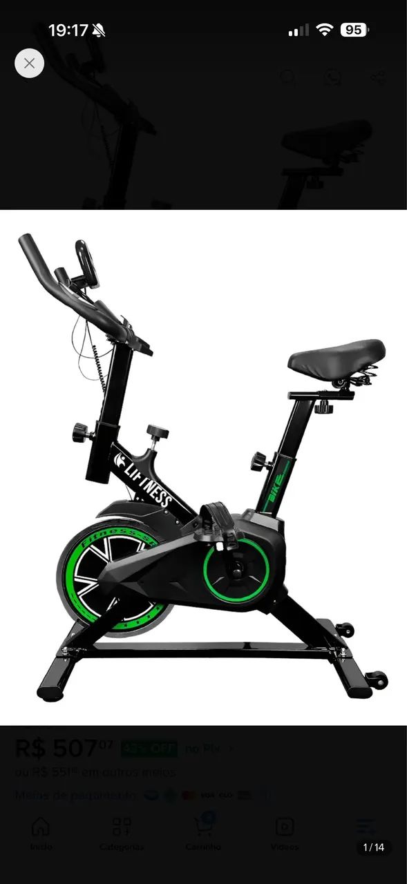 Bicicleta ergométrica 