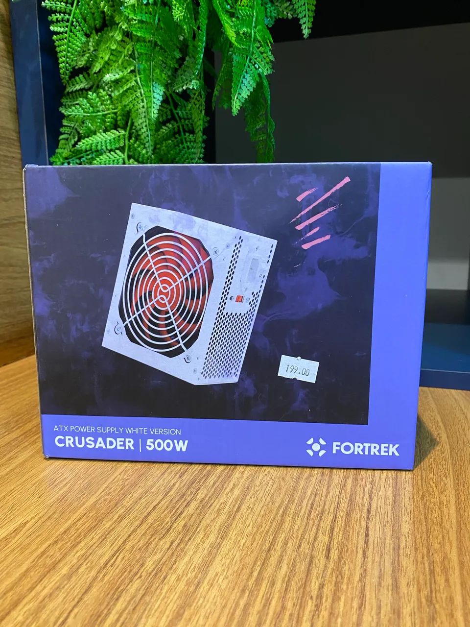 Fonte 500w Fortrek Branca NOVA!