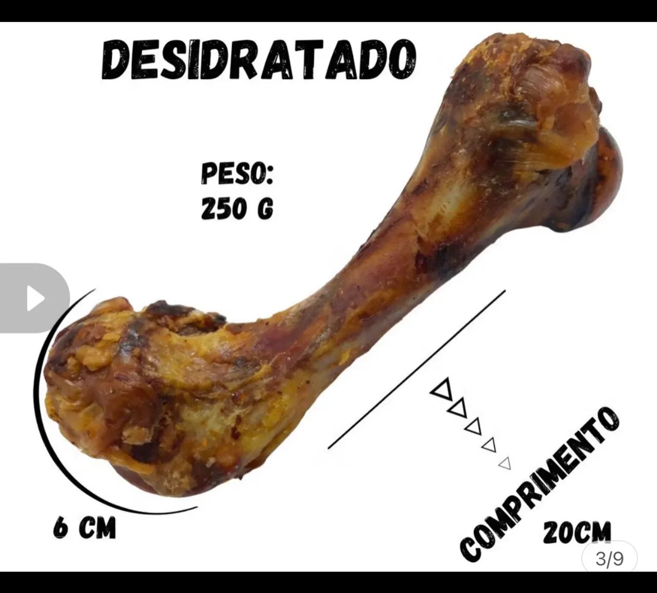 Osso desidratado para pet - Foto 2