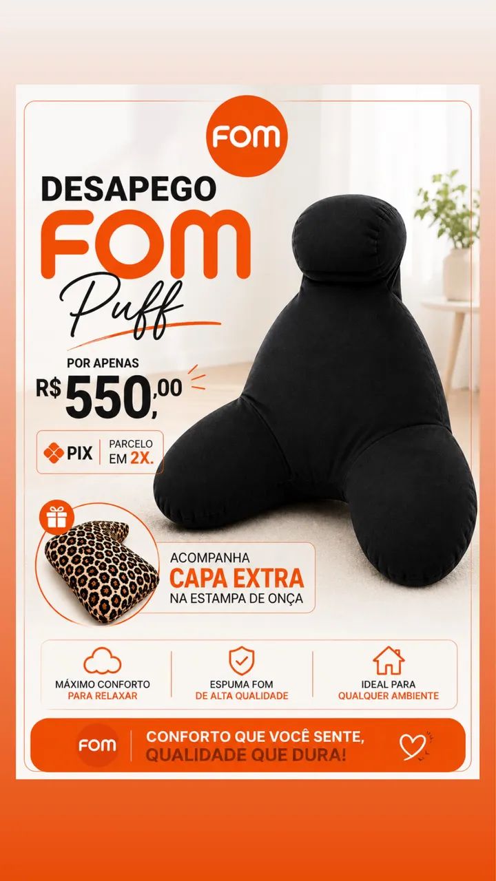 Puff Fom preto
