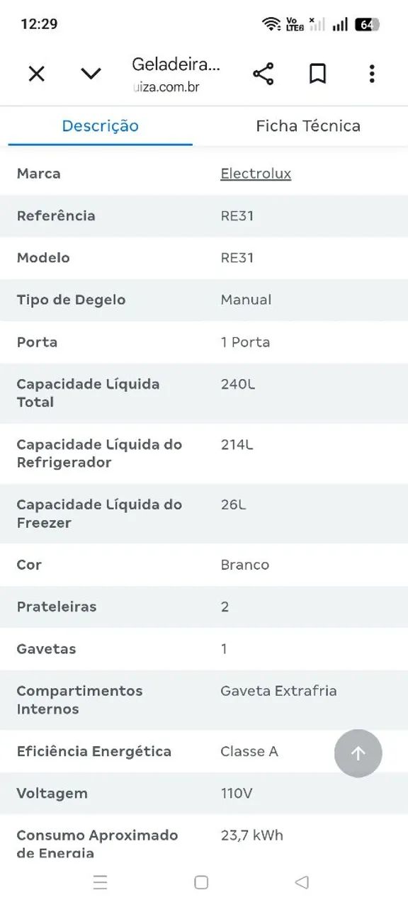 Geladeira Eletrolux 240L - Foto 5