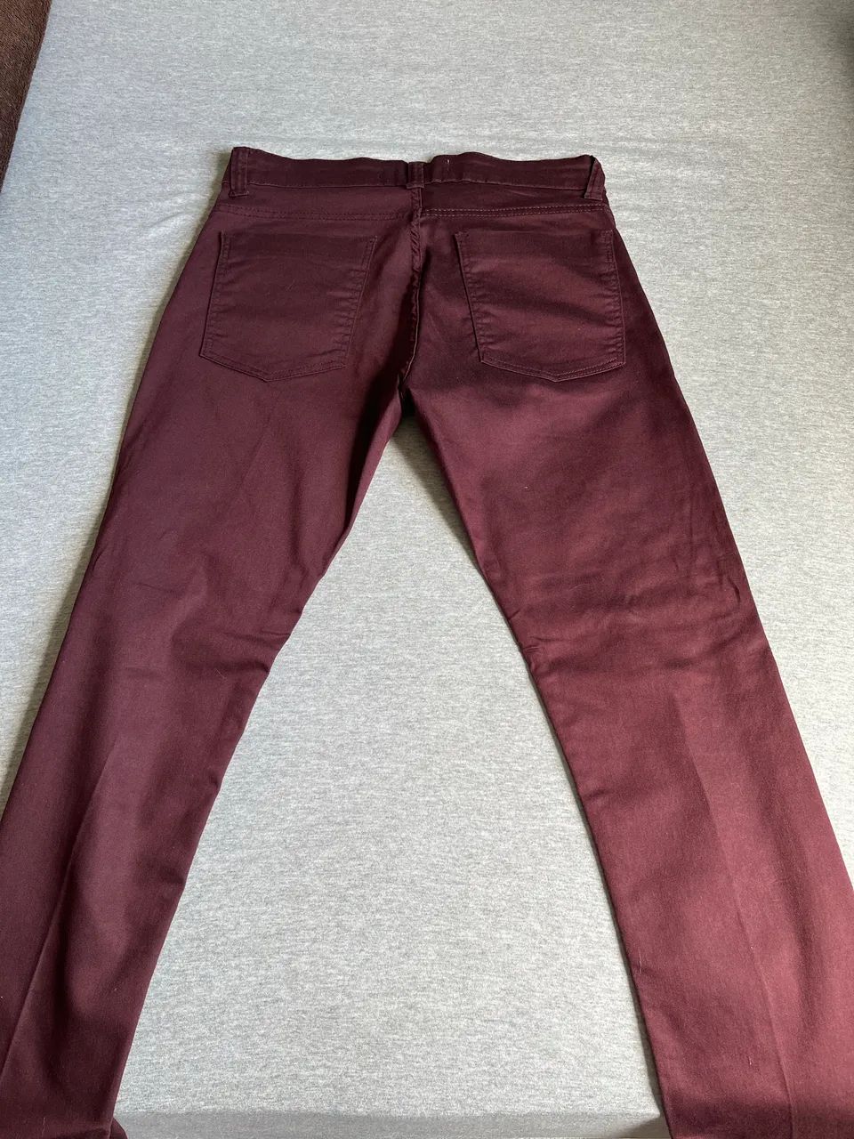 Calça vermelha vinho (Slim) - Tam. 38 - Foto 2