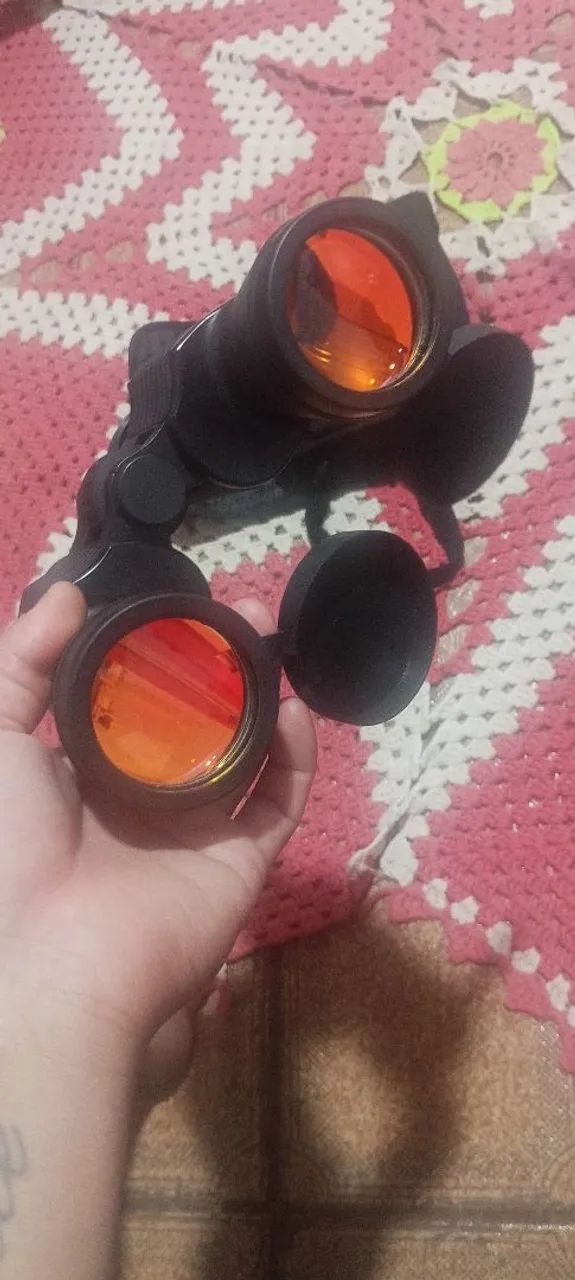 Binóculos com bolsa 1 km