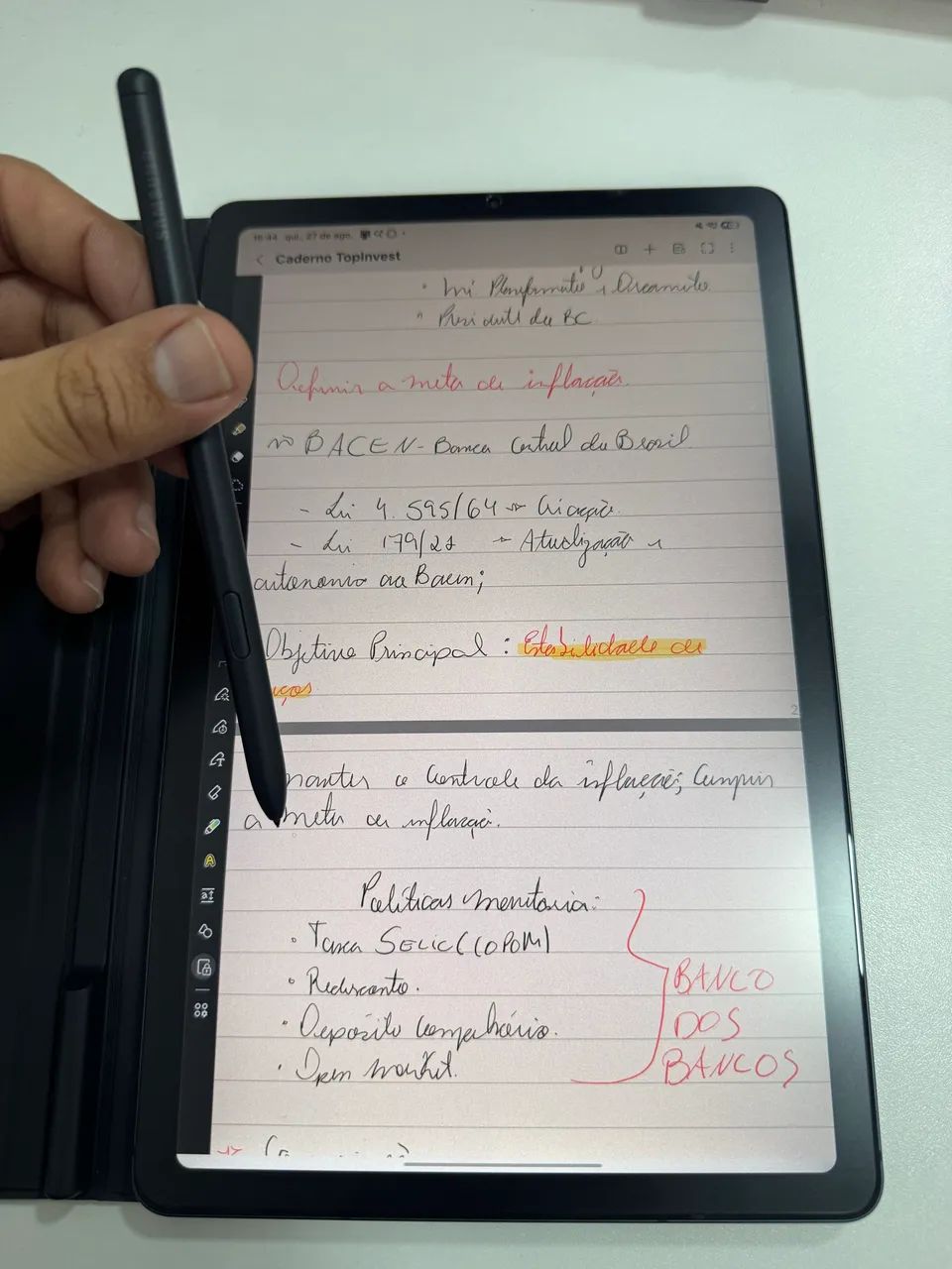 TABLET SAMSUNG TAB P/ ESTUDO