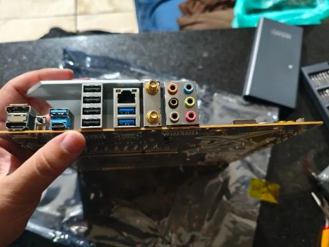 Placa Mãe B650M Colorful Battle AX White WIFI NA CAIXA COM NF E GARANTIA - Foto 5