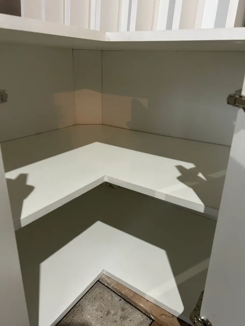 Armário de canto branco em MDF - Foto 3