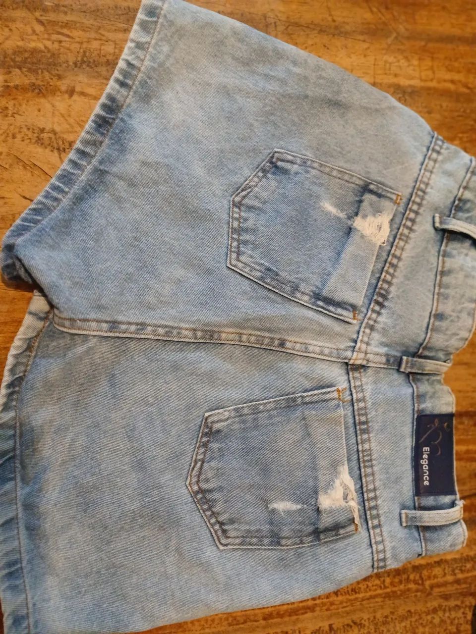 Shorts jeans bordado  - Foto 2