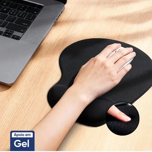 Mousepad Com Descanso de Punho Get Comfort Ergonômico com Apoio - WZetta - Foto 2